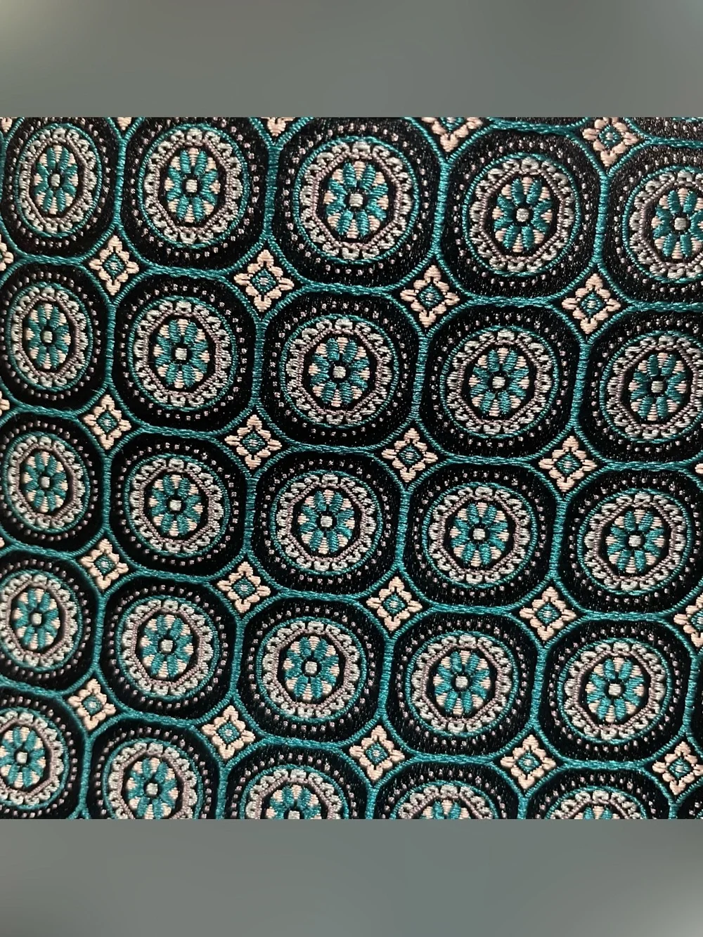 NWT J.Crew Collection Silk Jacquard Teal Geometric Mini Skirt Sz 6 Cocktail Rave